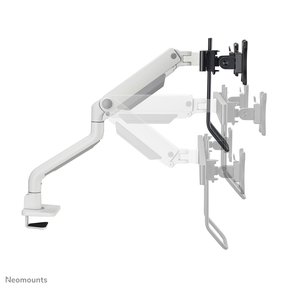 Neomounts DS75S-950WH2 Monitorarm 17-32" - gasveer - Topfix - 180°-stop